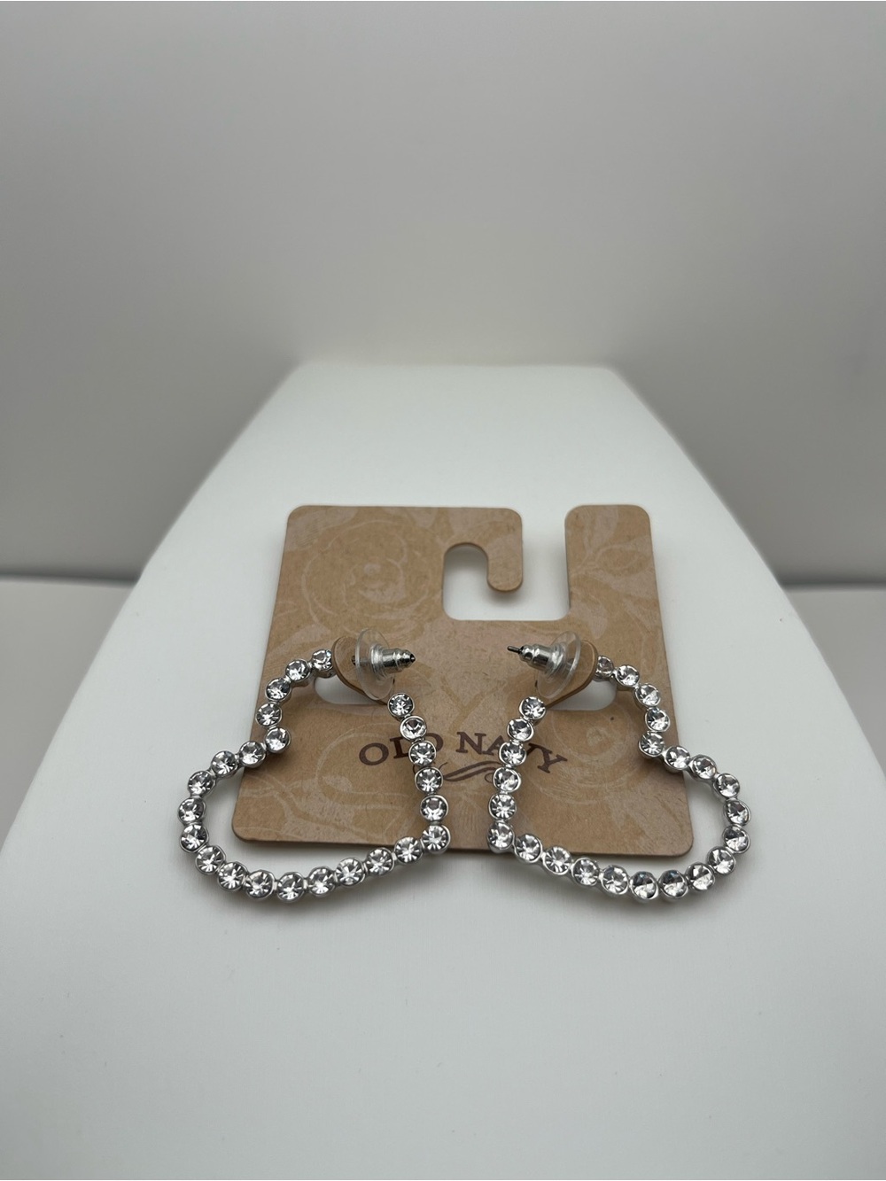 Old Navy Hoop Heart Earrings - Women Jewelry